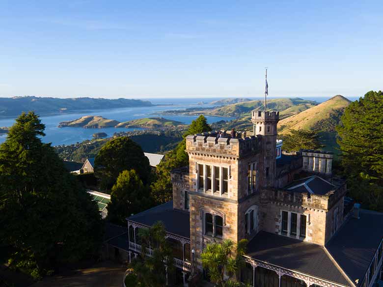 Larnarch Castle in Dunedin NZ. Copyright: Larnarch Castle