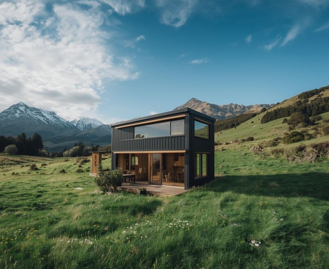 Farm style cabin stay in New Zealand