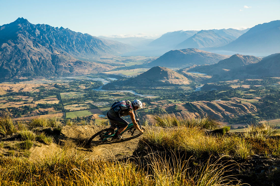 Mountain Biking at Coronet Peak, Queenstown