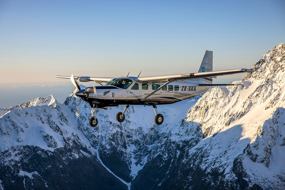 Scenic flights over Queenstown with Air Milford